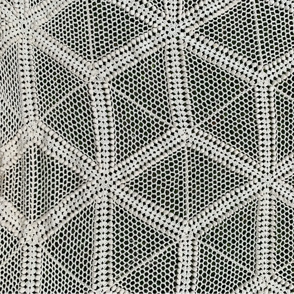 Crochet bedspread